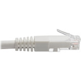Tripp Lite N200-002-WH Cat6 Gigabit Molded (UTP) Ethernet Cable (RJ45 M/M) PoE White 2 ft. (0.61 m)