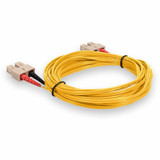 AddOn ADD-SC-SC-3M6MMF-YW 3m SC (Male) to SC (Male) Yellow OM1 Duplex Fiber OFNR (Riser-Rated) Patch Cable