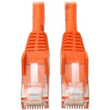 Tripp Lite N201-025-OR Cat6 Gigabit Snagless Molded (UTP) Ethernet Cable (RJ45 M/M) PoE Orange 25 ft. (7.62 m)