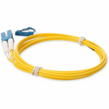 AddOn ADD-LC-LC-6M9SMFP 6m LC (Male) to LC (Male) Yellow OS2 Duplex Fiber Plenum-Rated Patch Cable