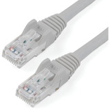 StarTech N6PATCH5GR 5ft CAT6 Ethernet Cable - Gray Snagless Gigabit - 100W PoE UTP 650MHz Category 6 Patch Cord UL Certified Wiring/TIA