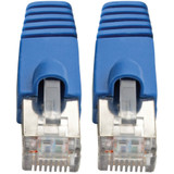 Tripp Lite N262-015-BL Cat6a 10G Snagless Shielded STP Ethernet Cable (RJ45 M/M) PoE Blue 15 ft. (4.57 m)