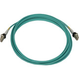 Tripp Lite N820X-05M 400G Multimode 50/125 OM3 Switchable Fiber Optic Cable (Duplex LC-PC M/M) LSZH Aqua 5 m (16.4 ft.)