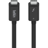 Belkin INZ003BT1MBK 3.3 ft Thunderbolt USB-C to USB-C Cable - 24 pin to 24 pin - 100W PD - Black