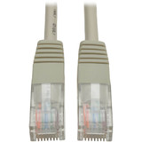 Tripp Lite N002-050-GY Cat5e 350 MHz Molded (UTP) Ethernet Cable (RJ45 M/M) PoE Gray 50 ft. (15.24 m)