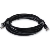 AddOn ADD-2FCAT5E-BK 2ft RJ-45 (Male) to RJ-45 (Male) Straight Black Cat5e UTP PVC Copper Patch Cable