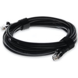 AddOn ADD-2FCAT5E-BK 2ft RJ-45 (Male) to RJ-45 (Male) Straight Black Cat5e UTP PVC Copper Patch Cable