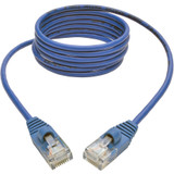 Tripp Lite N001-S05-BL Cat5e 350 MHz Snagless Molded Slim (UTP) Ethernet Cable (RJ45 M/M) Blue 5 ft. (1.52 m)