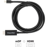 VisionTek 901215 Mini DisplayPort to HDMI 2.0 Active Cable (M/M) 4K @ 60Hz