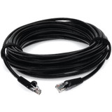 AddOn ADD-20FCAT6-BK 20ft RJ-45 (Male) to RJ-45 (Male) Straight Black Cat6 UTP PVC Copper Patch Cable