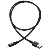 Tripp Lite M100-003-GY-MAX Heavy-Duty USB-A to Lightning Sync/Charge Cable UHMWPE and Aramid Fibers MFi Certified 3 ft. (0.91 m)