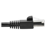 Tripp Lite N262-002-BK Cat6a 10G Snagless Shielded STP Ethernet Cable (RJ45 M/M) PoE Black 2 ft. (0.61 m)