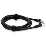 AddOn ADD-2FCAT6AS-BK 2ft RJ-45 (Male) to RJ-45 (Male) Shielded Straight Black Cat6A STP PVC Copper Patch Cable