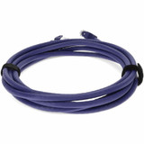 AddOn ADD-7FCAT6A-PE-TAA 7ft RJ-45 (Male) to RJ-45 (Male) Straight Purple Cat6A UTP PVC Copper TAA Compliant Patch Cable