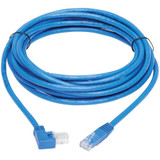 Tripp Lite N204-020-BL-RA Right-Angle Cat6 Gigabit Molded UTP Ethernet Cable (RJ45 Right-Angle M to RJ45 M) Blue 20 ft. (6.09 m)