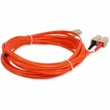 AddOn ADD-SC-LC-2M6MMF 2m LC (Male) to SC (Male) Orange OM1 Duplex Fiber OFNR (Riser-Rated) Patch Cable