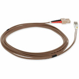 AddOn ADD-SC-LC-1M6MMF-BN 1m SC (Male) to LC (Male) Brown OM1 Duplex PVC Fiber Patch Cable