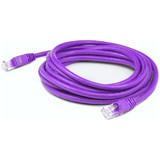 AddOn ADD-5FCAT6S-PE 5ft RJ-45 (Male) to RJ-45 (Male) Purple Cat6 STP PVC Copper Patch Cable