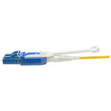 Tripp Lite N390-03M-8LC-AP MTP/MPO (APC) to 4xLC (UPC) Singlemode Breakout Patch Cable 40/100 GbE QSFP+ 40GBASE-PLR4 Plenum Yellow 3 m (10 ft.)