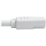 Tripp Lite PDU Power Cord C13 to C14 10A 250V 18 AWG 3 ft. (0.91 m) White