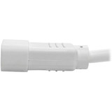 Tripp Lite PDU Power Cord C13 to C14 10A 250V 18 AWG 3 ft. (0.91 m) White