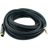Monoprice 4773 35ft Premier Series XLR Female to 1/4inch TRS Male 16AWG Cable (Gold Plated)