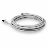 AddOn ADD-12FCAT6S-WE 12ft RJ-45 (Male) to RJ-45 (Male) white Cat6 Straight Shielded Twisted Pair PVC Copper Patch Cable