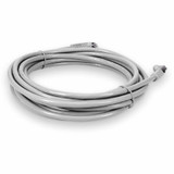 AddOn ADD-12FCAT6S-WE 12ft RJ-45 (Male) to RJ-45 (Male) white Cat6 Straight Shielded Twisted Pair PVC Copper Patch Cable