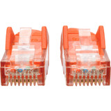 Tripp Lite N201-050-OR Cat6 Gigabit Snagless Molded (UTP) Ethernet Cable (RJ45 M/M) PoE Orange 50 ft. (15.24 m)