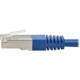 Tripp Lite N105-015-BL Cat5e 350 MHz Molded Shielded (STP) Ethernet Cable (RJ45 M/M) PoE Blue 15 ft. (4.57 m)