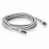 AddOn ADD-18FCAT6S-WE 18ft RJ-45 (Male) to RJ-45 (Male) white Cat6 Straight Shielded Twisted Pair PVC Copper Patch Cable