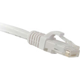 ENET C6-WH-6IN-ENC Cat6 White 6 Inch Patch Cable with Snagless Molded Boot (UTP) High-Quality Network Patch Cable RJ45 to RJ45 - 6in