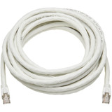 Tripp Lite N272-030-WH Cat8 25G/40G-Certified Snagless Shielded S/FTP Ethernet Cable (RJ45 M/M) PoE White 30 ft. (9.14 m)