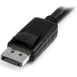 StarTech DPPNLFM3PW 3ft (1m) Panel Mount DisplayPort Cable, 4K x 2K Video, DisplayPort 1.2 Extension Cable Male to Female, DP Extender Cord