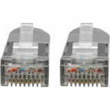 Tripp Lite N200-005-GY Cat6 Gigabit Molded (UTP) Ethernet Cable (RJ45 M/M) PoE Gray 5 ft. (1.52 m)