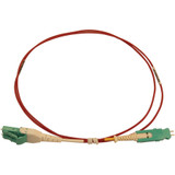 Tripp Lite N823L-01M-MG 40/100/400G Multimode 50/125 OM4 Fiber Optic Cable (Duplex SN-PC to Duplex LC-PC M/M), LSZH, Magenta, 1 m (3.3 ft.)