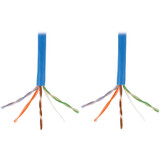Tripp Lite N024-01K-BL Cat5e 350 MHz Solid Core Plenum-Rated (UTP) PVC Bulk Ethernet Cable Blue 1000 ft. (304.8 m)