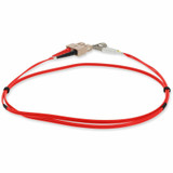 AddOn ADD-SC-LC-6M5OM3P-RD 6m LC (Male) to SC (Male) Red OM3 Duplex Plenum-Rated Fiber Patch Cable