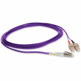 AddOn ADD-SC-LC-10M6MMF-PE 10m SC (Male) to LC (Male) Purple OM1 Duplex PVC Fiber Patch Cable