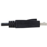 Tripp Lite P580-003-V4 DisplayPort 1.4 Cable with Latching Connectors 8K (M/M) Black 3 ft. (0.9m)