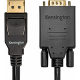 Kensington K33024WW DisplayPort 1.2 (M) to VGA (M) Passive Unidirectional Cable, 6ft