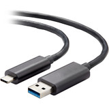 Vaddio 440-1007-008 26 ft USB 3.2 Active Optical Cable - Type C to Type A - Black