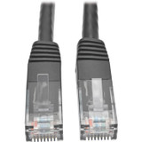 Tripp Lite N200-020-BK Cat6 Gigabit Molded (UTP) Ethernet Cable (RJ45 M/M) PoE Black 20 ft. (6.09 m)