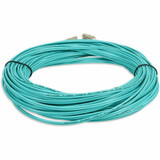 AddOn ADD-LC-LC-23M5OM4P 23m LC (Male) to LC (Male) Straight Aqua OM4 Duplex Plenum Fiber Patch Cable