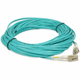 AddOn ADD-LC-LC-23M5OM4P 23m LC (Male) to LC (Male) Straight Aqua OM4 Duplex Plenum Fiber Patch Cable