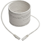 Tripp Lite N200-025-WH Cat6 Gigabit Molded (UTP) Ethernet Cable (RJ45 M/M) PoE White 25 ft. (7.62 m)