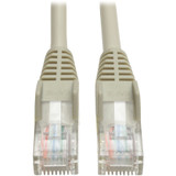 Tripp Lite N001-015-GY Cat5e 350 MHz Snagless Molded (UTP) Ethernet Cable (RJ45 M/M) PoE Gray 15 ft. (4.57 m)