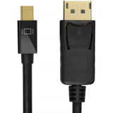 SIIG CB-DP1J12-S1 Mini DisplayPort to DisplayPort Cable - 2M