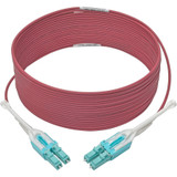 Tripp Lite N821-06M-MG-T 10G Duplex Multimode 50/125 OM4 LSZH Fiber Optic Cable (LC/LC) Push/Pull Tabs Magenta 6 m