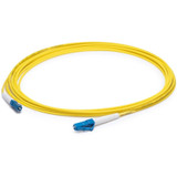 AddOn ADD-LC-LC-1MS9SMF 1m LC (Male) to LC (Male) Yellow OS2 Simplex Fiber OFNR (Riser-Rated) Patch Cable